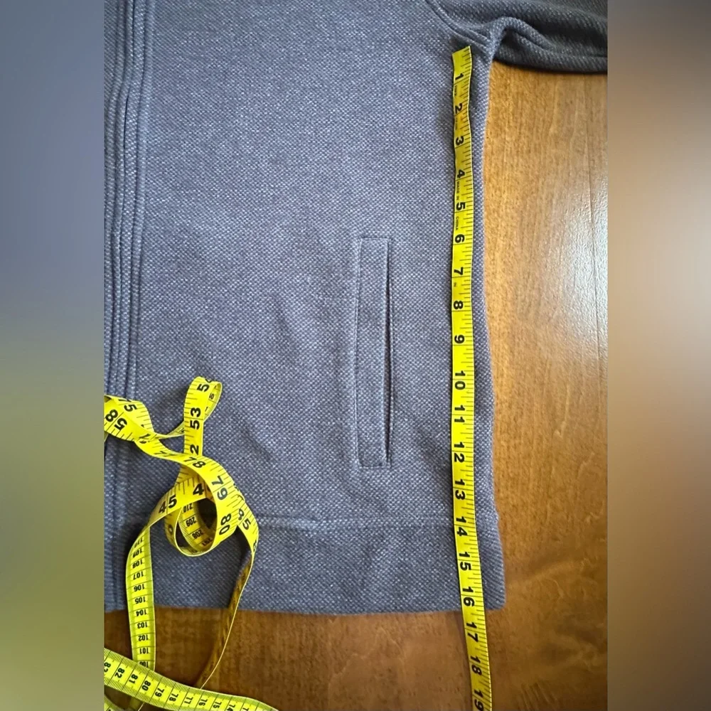 Tasso Elba•full-zip sweater•men’s large•cotton blend•pockets•relaxed fit•brown - Picture 13 of 15